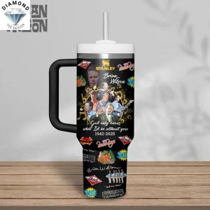Brian Wilson 1942-2025 God Only Knows What Id Be Without You Tumbler With Handle And Straw