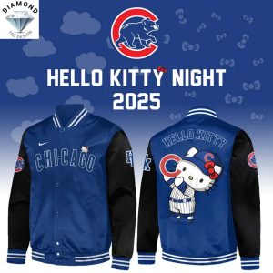 Chicago Cubs Kitty 2025 Baseball Jacket – Blue