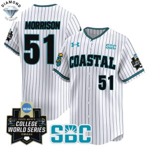 Coastal Carolina Chanticleers Champion 2025 Men College Baseball Jersey