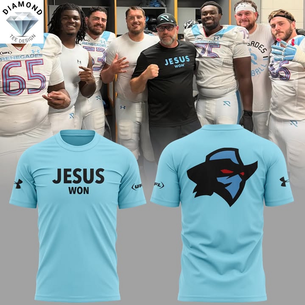 Dallas Renegades Jesus Won 3D T-Shirt Dallas Renegades Jesus Won 3D T-Shirt