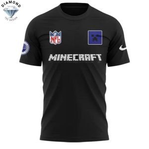 Detroit Lions x Minecraft 2025 3D T-Shirt