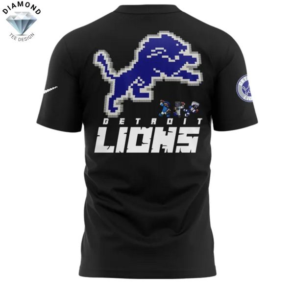 Detroit Lions x Minecraft 2025 3D T-Shirt