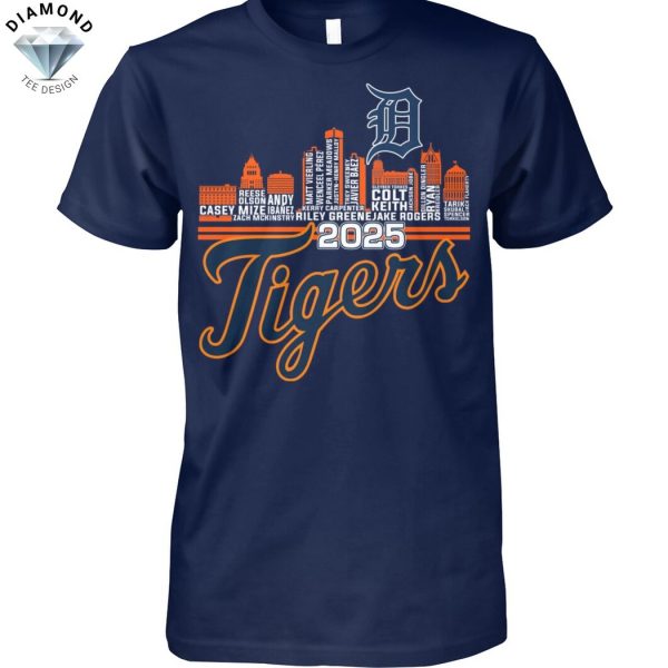 Detroit Tigers 2025 Unisex T-Shirt