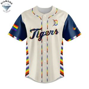 Detroit Tigers LGBT Pride Month Baseball Jersey
