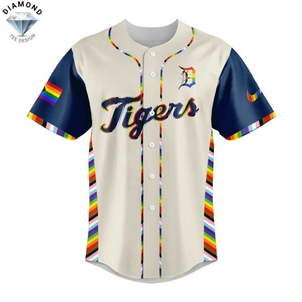 Detroit Tigers LGBT Pride Month Baseball Jersey