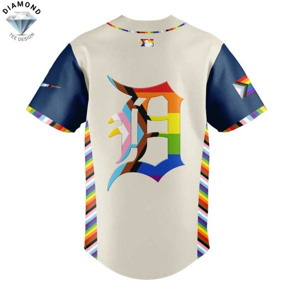 Detroit Tigers LGBT Pride Month Baseball Jersey
