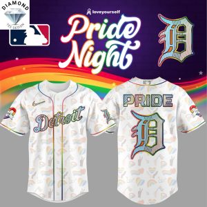 Detroit Tigers Pride Month Baseball Jersey