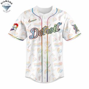 Detroit Tigers Pride Month Baseball Jersey
