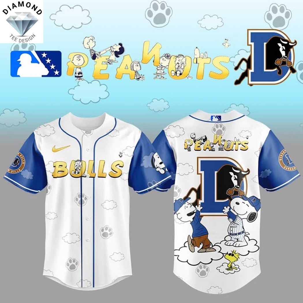 Durham Bulls Peanuts Baseball Jersey Durham Bulls Peanuts Baseball Jersey