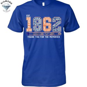 Est 1962 New York Mets Thank You For The Memories Unisex T-Shirt
