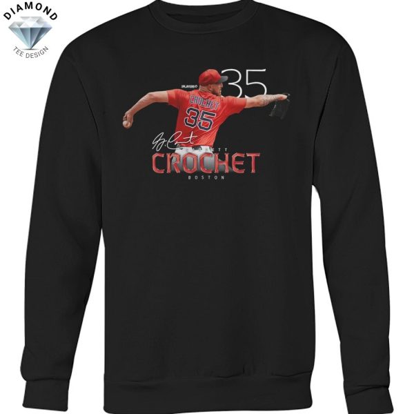 Garrett Crochet Boston Red Sox Signature Unisex T-Shirt