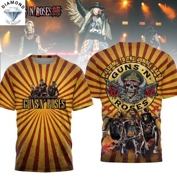 Guns N Roses Welcome To The Jungle Baby 3D T-Shirt