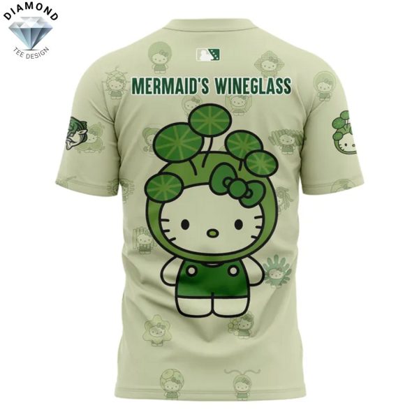 Gwinnett Stripers x Algae Hello Kitty 3D T-Shirt