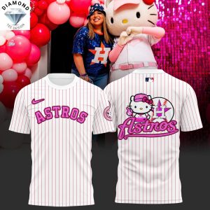 Houston Astros Kitty Charm 3D T-Shirt