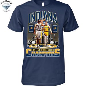 Indiana Pacers Eastern Conference Champions Signature Unisex T-Shirt