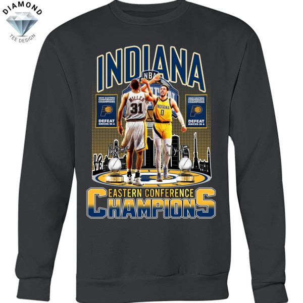 Indiana Pacers Eastern Conference Champions Signature Unisex T-Shirt
