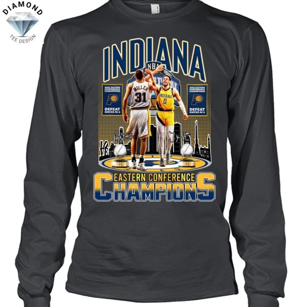 Indiana Pacers Eastern Conference Champions Signature Unisex T-Shirt