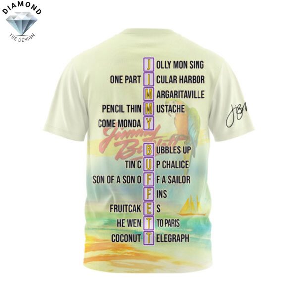 Jimmy Buffett Its 5 Oclock Somewhere 3D T-Shirt