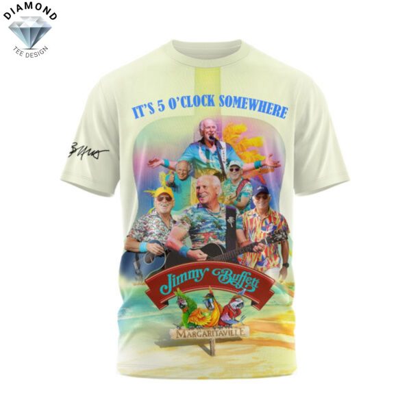 Jimmy Buffett Its 5 Oclock Somewhere 3D T-Shirt