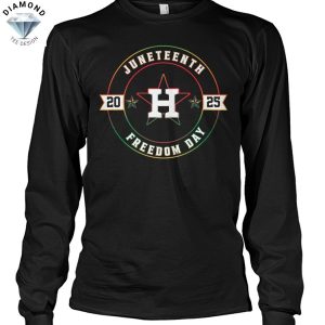 Juneteenth Freedom Day Houston Astros Unisex T-Shirt