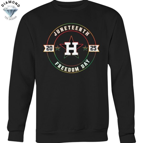Juneteenth Freedom Day Houston Astros Unisex T-Shirt