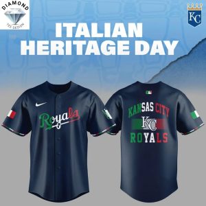 Kansas City Royals Italian Heritage Celebration Baseball Jersey