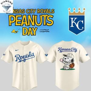 Kansas City Royals Peanuts Snoopy Baseball Jersey