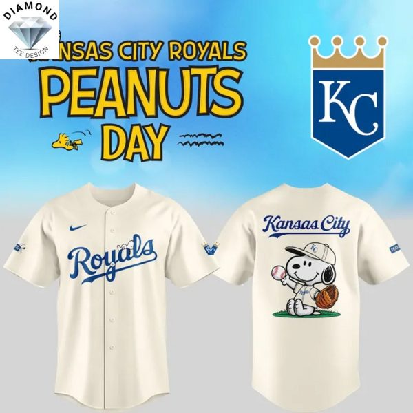 Kansas City Royals Peanuts Snoopy Baseball Jersey