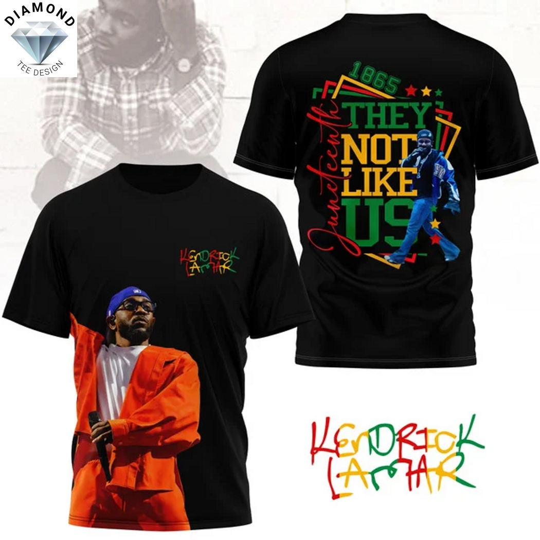 Kendrick Lamar They Not Like Us 3D T-Shirt Kendrick Lamar They Not Like Us 3D T-Shirt