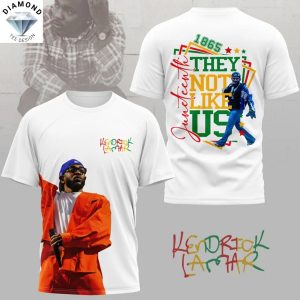 Kendrick Lamar They Not Like Us 3D T-Shirt – White