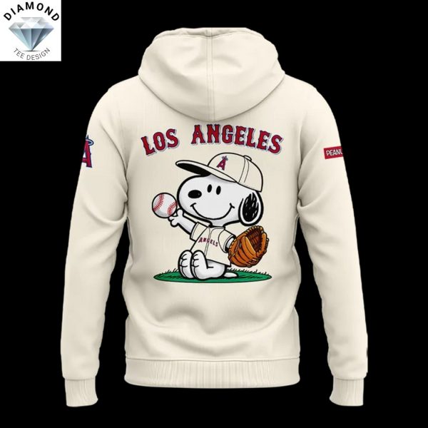 Los Angeles Angels Peanuts Snoopy 2025 Hoodie