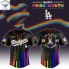 Personalized Los Angeles Dodgers Special Independence Day Baseball Jersey