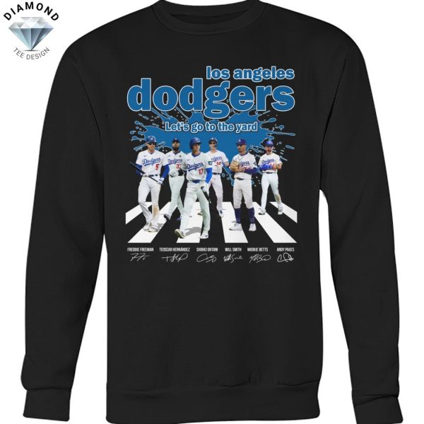 Los Angeles Dodgers Lets Go To The Yard Signature Unisex T-Shirt