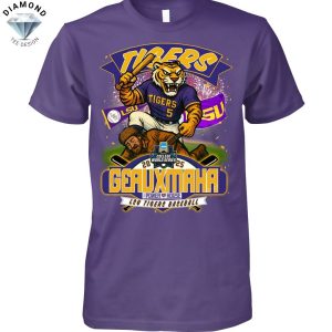 LSU Tigers Geaux Maha 2025 College World Series Unisex T-Shirt