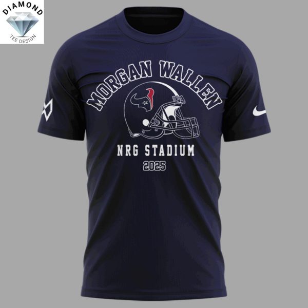 Morgan Wallen x Houston Texans NRG Stadium 2025 Tour 3D T-Shirt