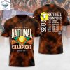 2025 NCAA Division Softball National Champions Texas Longhorns Texas Fight 3D T-Shirt