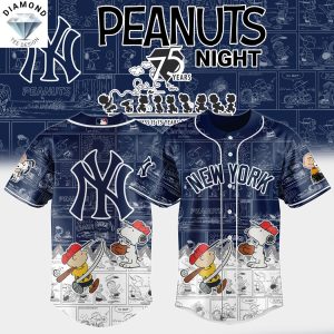 New York Yankees Vs Peanuts Baseball Jersey