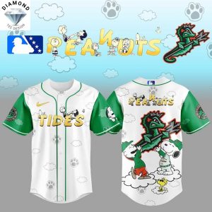 Norfolk Tides Peanuts Baseball Jersey