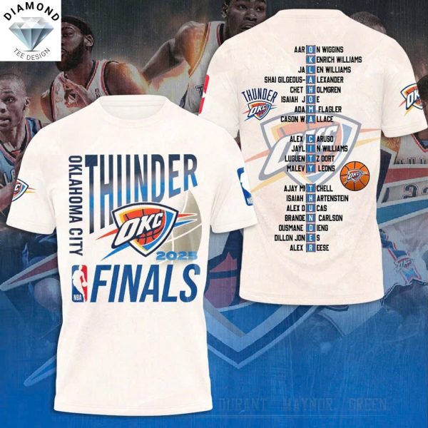 Oklahoma City Thunder 2025 Finals 3D T-Shirt