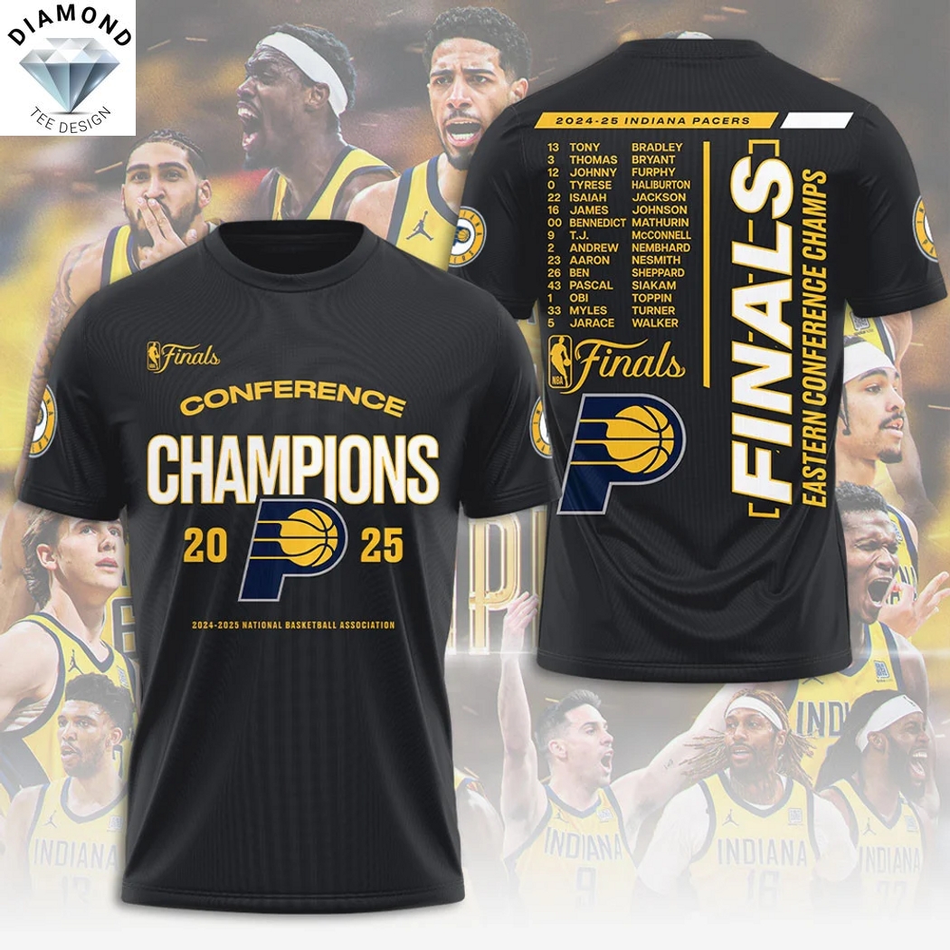 Oklahoma City Thunder 2025 Finals Eastern Conference Champs 3D T-Shirt Oklahoma City Thunder 2025 Finals Eastern Conference Champs 3D T-Shirt