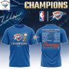Oklahoma City Thunder Champions 2025 Finals 2X 3D T-Shirt
