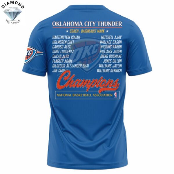 Oklahoma City Thunder Champion National Basketball Association 3D T-Shirt