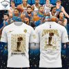 Oklahoma City Thunder Champions 2025 X2 Signature 3D T-Shirt