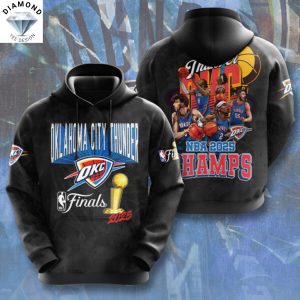 Oklahoma City Thunder Finals NBA 2025 Champs Hoodie