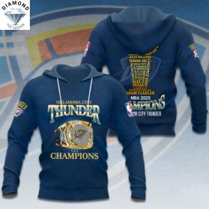 Oklahoma City Thunder NBA 2025 Champions Hoodie