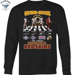 One Team – One Goal – One Name Redskins Washington Commanders 1932-Forever Signature Unisex T-Shirt