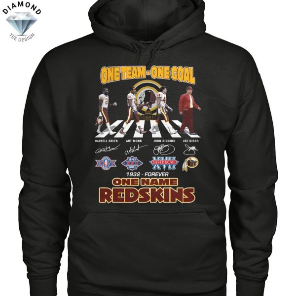 One Team – One Goal – One Name Redskins Washington Commanders 1932-Forever Signature Unisex T-Shirt