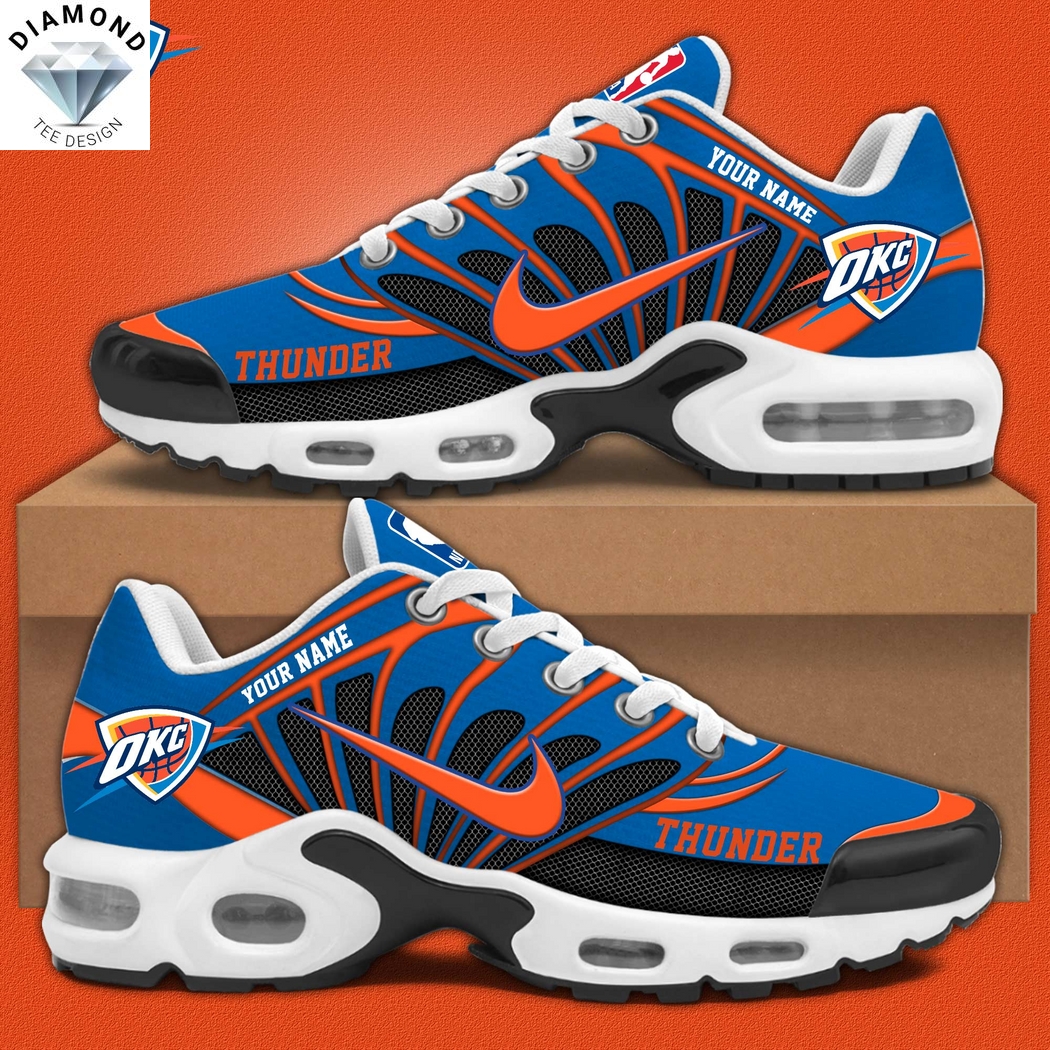 Personalized 2025 Oklahoma City Thunder Air Max Plus Shoes Personalized 2025 Oklahoma City Thunder Air Max Plus Shoes