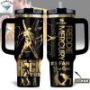 Personalized Jimi Hendrix Tumbler With Handle And Straw