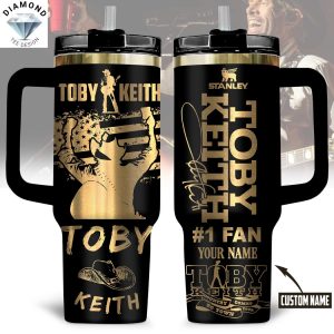 Personalized Toby Keith Country Comes To Town Signature Tumbler With Handle And Straw